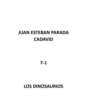 Los Dinosaurios (2)