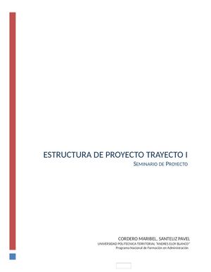Recursos  3, Proyecto III, Guia Estructura De Proyecto