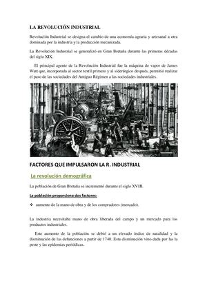 La Revolución Industrial