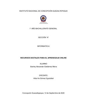Recursos Digitales Online
