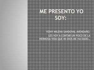 Me Presento Yo Soy