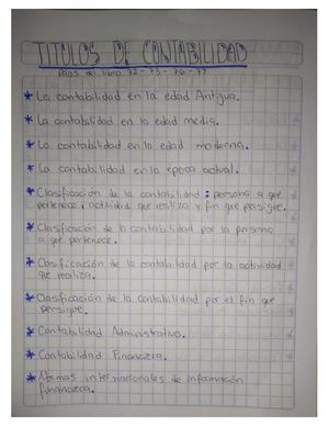 CONTA TAREA TITULOS PRINCIPIOS BASICOS REQUISITOS DE LA CONTABILIDAD Y CUESTIONARIO