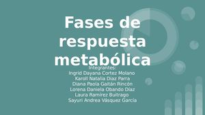 Fases De Respuesta Metabólica