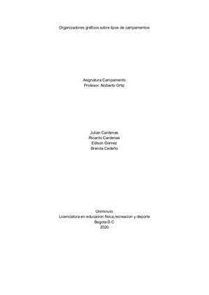 Tipos De Campamento