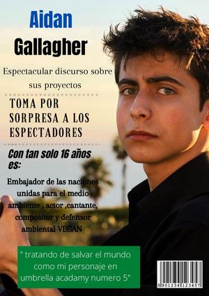 Aidan Gallagher portada