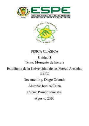 Organizador Grafico Del Momento De Inercia