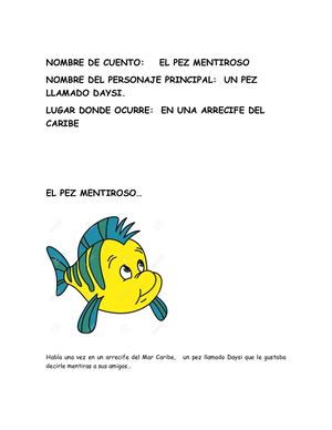 El Pez Mentiroso Por Avril Sofia