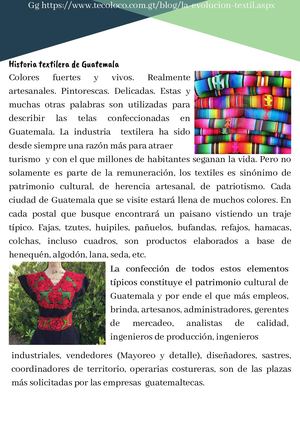 Historia Industria Textil
