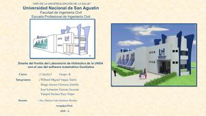 Diseño Del Frontis Del Laboratorio De Hidraulica De La Unsa Con El Uso Del Software Geogebra Tif Unsa