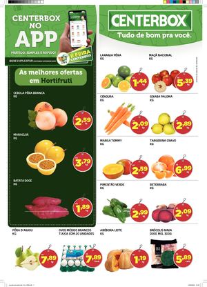 Encarte Frutas e verduras Centerbox