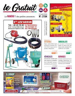 Gratuit N°2134 Du 17/08/2020