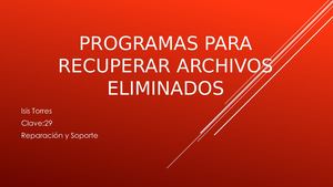 Programas Para Recuperar Archivos Eliminados Isis