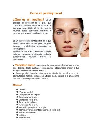 Peeling Facial