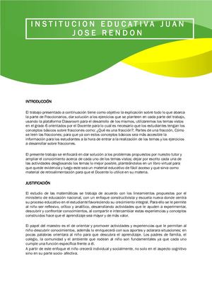 Introducción a las matemáticas