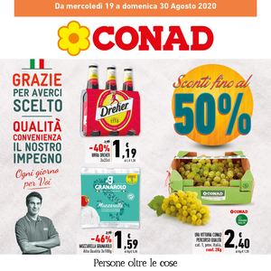 Volantino Conad 19 30 Agosto