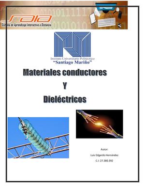 MATERIALES CONDUCTORES Y DIELECTRICOS