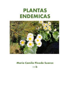 Plantas Endemicas