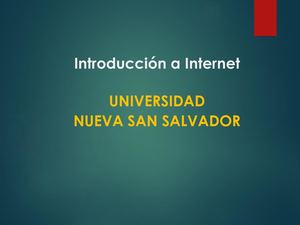 Introducción Internet