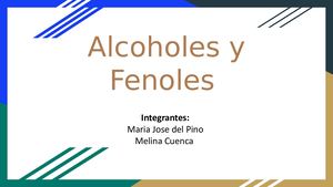 Alcoholes Y Fenoles