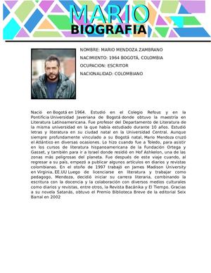 Revista Relato De Un Asesino