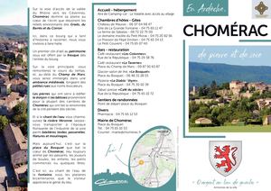 Mairie Chomerac Depliant 210x297mm Publi