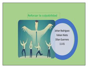 Estrategia De Reforzar La Autoculpabilidad