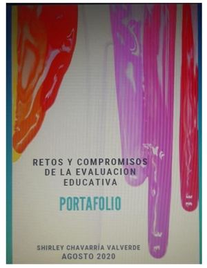 Portafolio Retos Y Compromisos De La Evaluación Shirley