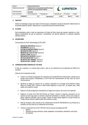 03 19 316 Determinación De La Gravedad Específica Del Gas Haciendo Uso Del Gravímetro Ranarex V3