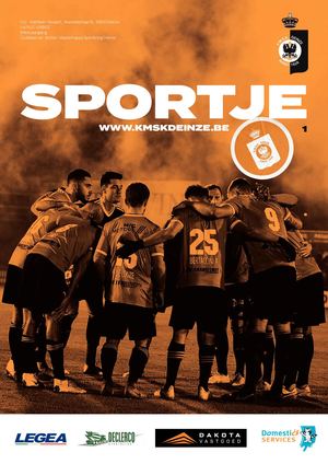 Sportje 1_Kmsk Deinze-Royal Union St-Gilloise