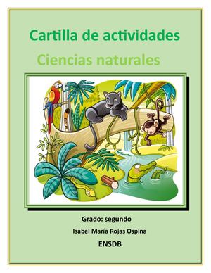 Cartilla De Actividades Ciencias Naturales