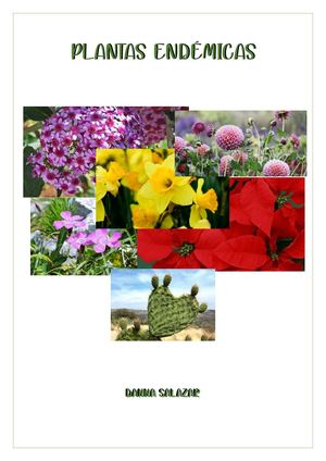 Plantas Endémicas
