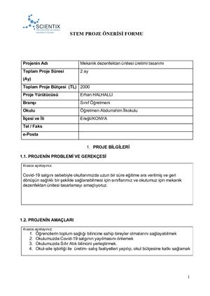 dezenfektan ünitesi