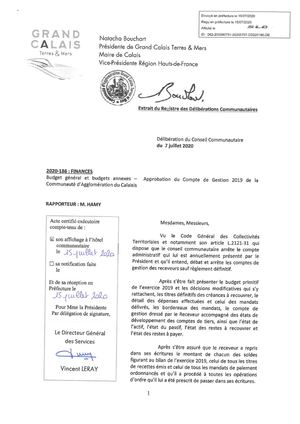 20200707 - Deliberations - Finances