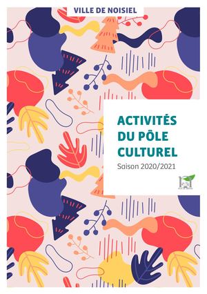 Activités du Pôle culturel - Saison 2020/2021