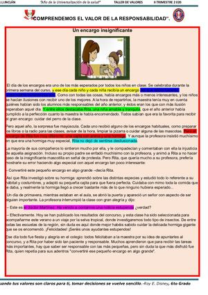 Ficha 23 La Responsabilidad De Suki M Roba