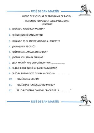 José De San Martín