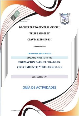 Guia Crecimiento Y Desarrollo Pdf