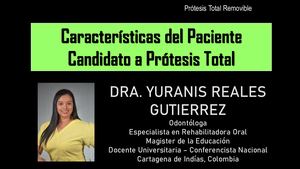 Caracteristicas Generales Del Paciente Edéntulo Yuranis Reales Gutierrez