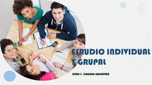 Estudio Individual Y Grupal