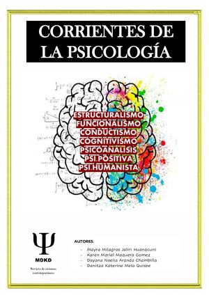 Corrientes de la psicología