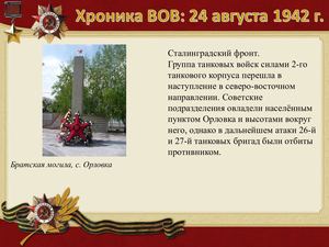 24 Avgusta Khronika Vov