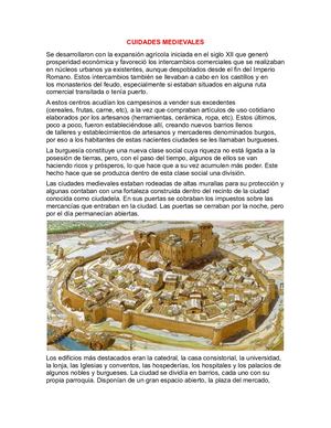 Cuidades Medievales