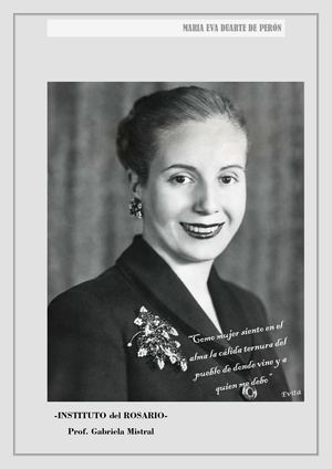 Maria Eva Duarte de Perón