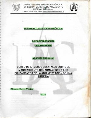 Fundamentos De La Administracion De Una Armeria