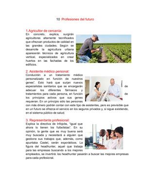 Tema del 24 al 28,10 Profesiones Del Futuro