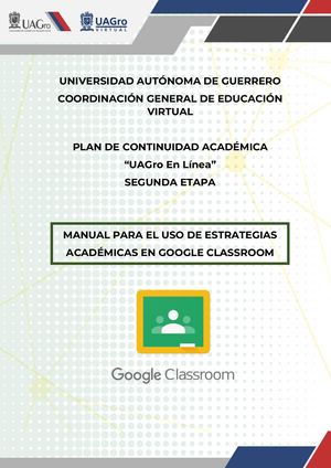 Manual Google Classroom