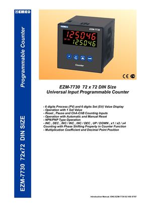 Emko Ezm 7730 Manual