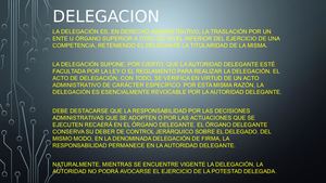 Delegacion