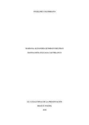 GENERALIDADES DEL FOLCLOR