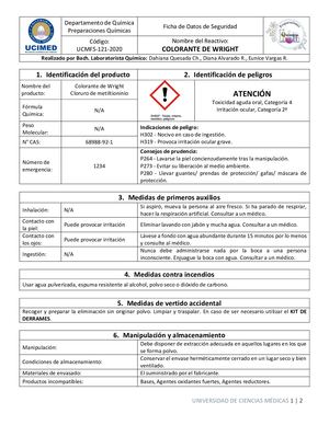 Colorante De Wright